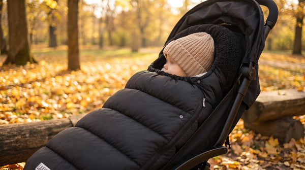 Bien au chaud en balade : comment garder ton bébé au chaud dans sa poussette