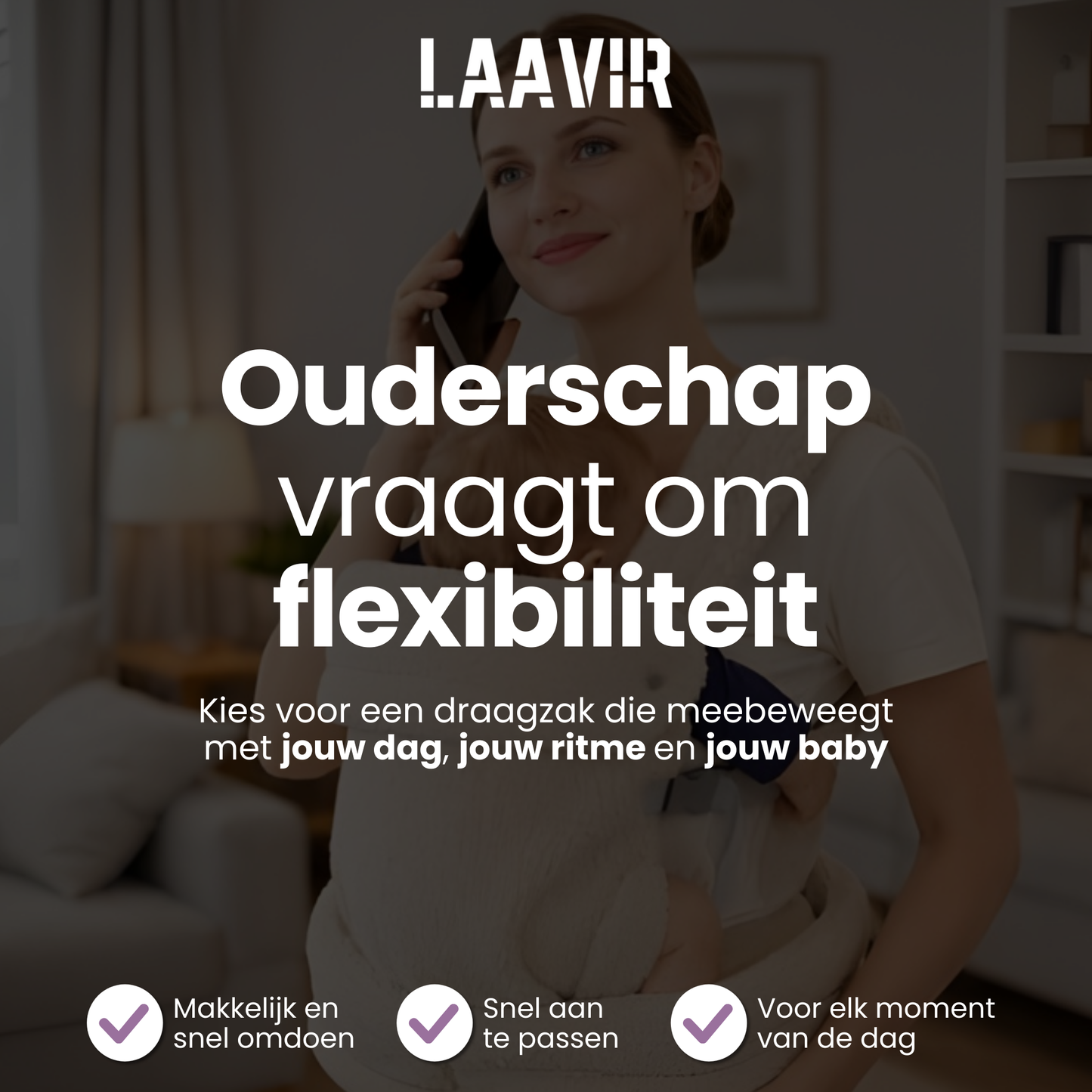 Baby Draagzak Teddy Beige Ergonomisch Warm & Zacht 0-36 Maanden Comfortabele Buikdrager Verstelbaar