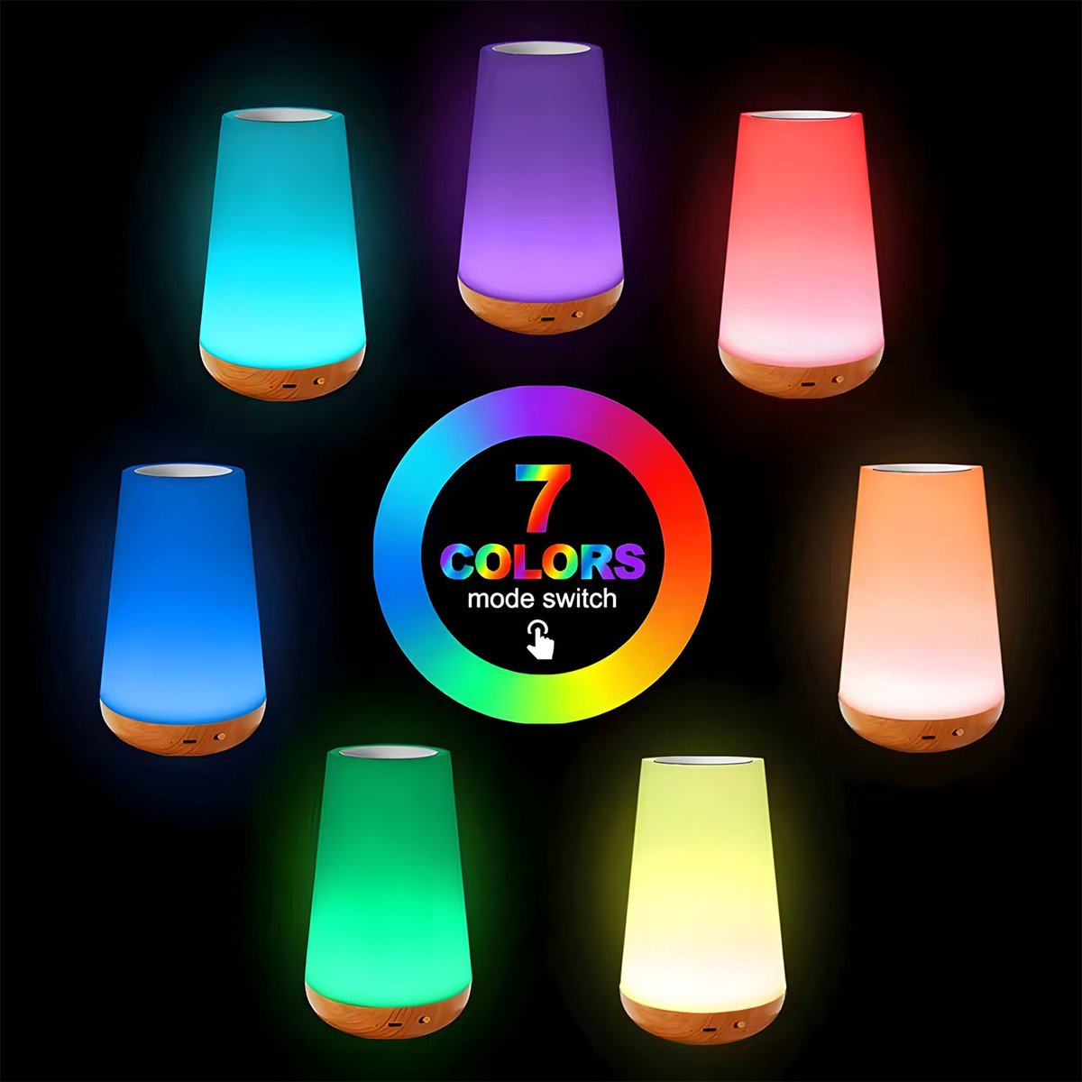 Nachtlampje USB Oplaadbaar & Dimbaar LED Licht