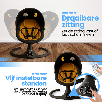 Elektrische Baby Wiegschommel met muziek