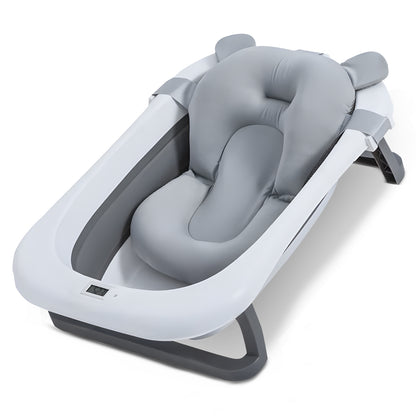 Babybad opvouwbaar met digitale thermometer & badkussen