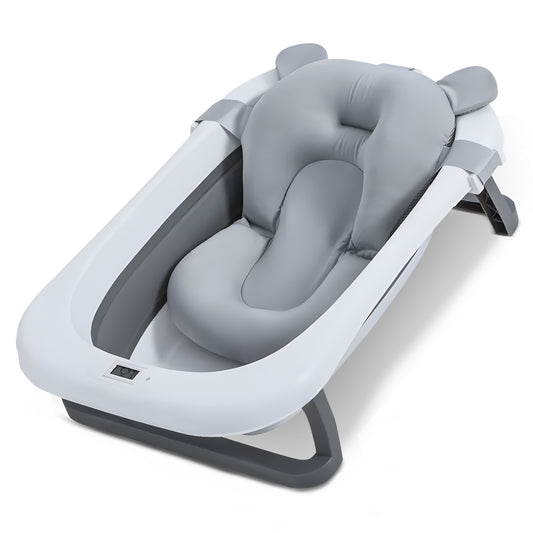 Babybad opvouwbaar met digitale thermometer & badkussen