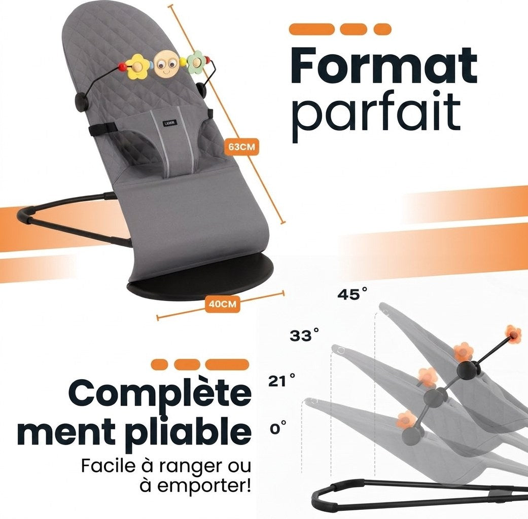 Baby wipstoel (verstelbaar & inklapbaar) (FR 9)