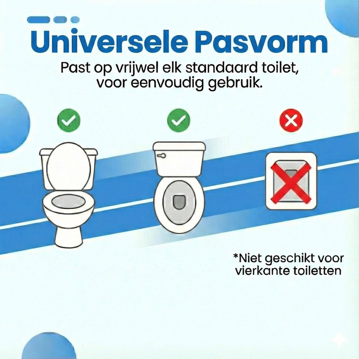 Laavir® WC-verkleiner met trapje op standaard toilet - antislip voetbescherming zichtbaar
