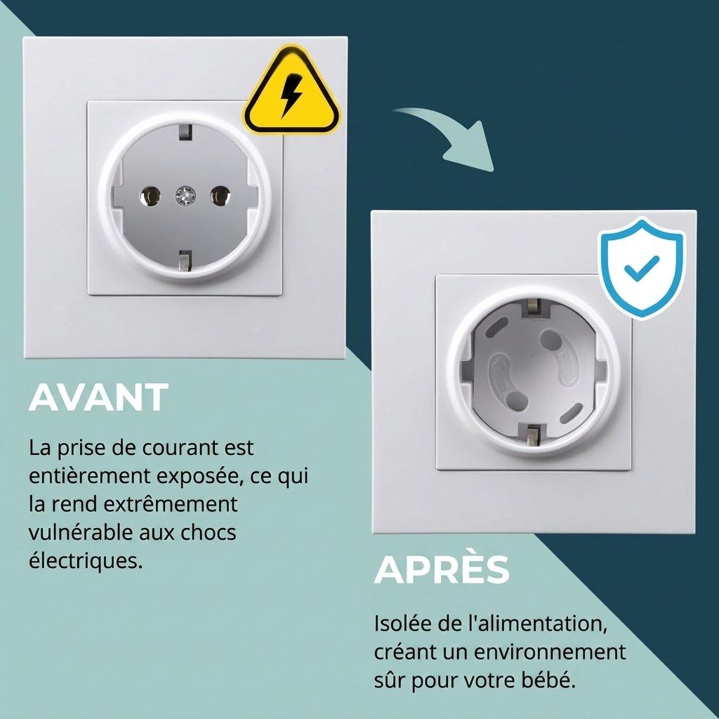 stopcontactbeveiliging met draaimechanisme - wit 16 stuks (FR 2)
