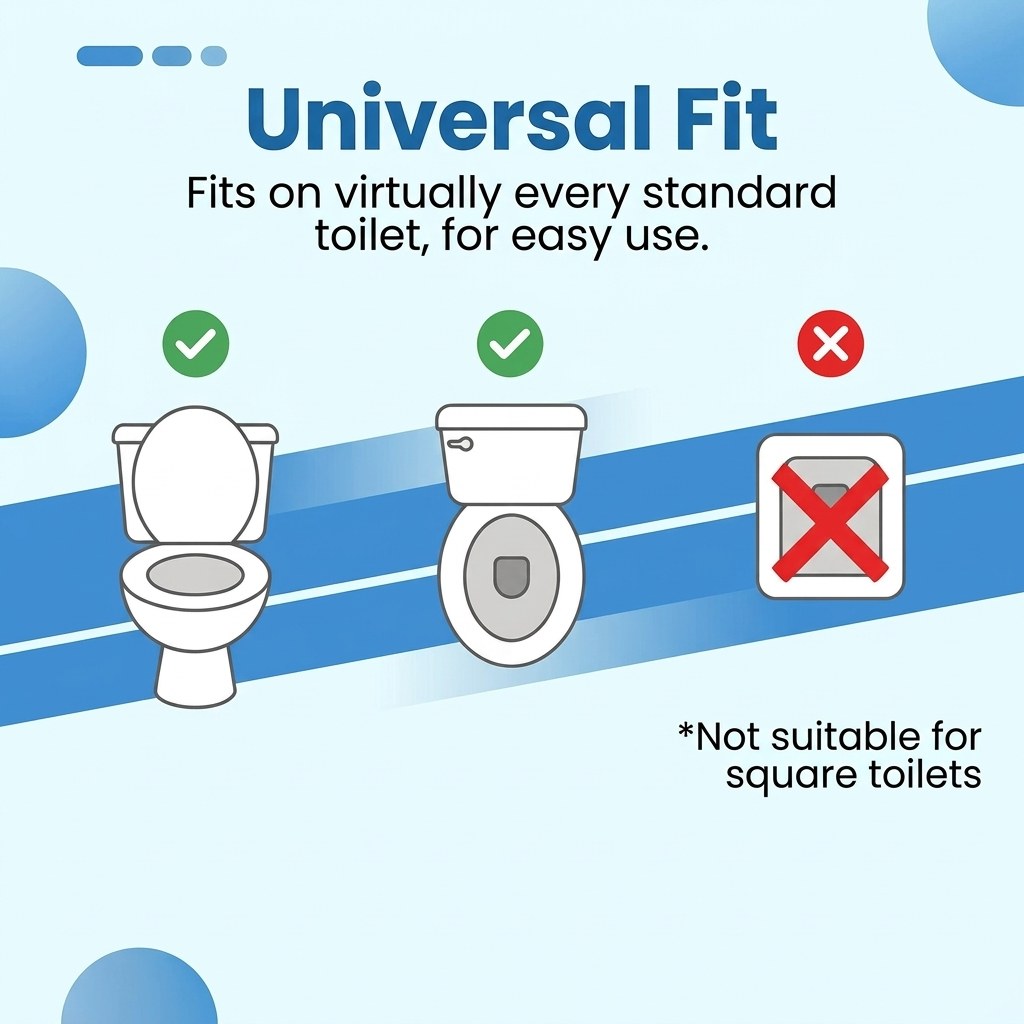 Laavir® WC‑Verkleiner & Toilettrainer met Trapje - Zelfstandigheid & Veiligheid voor Peuters - Grijs (EN 4)