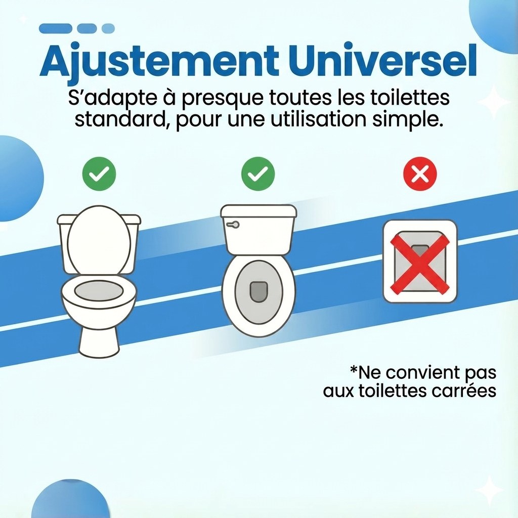 Laavir® WC‑Verkleiner & Toilettrainer met Trapje - Zelfstandigheid & Veiligheid voor Peuters - Grijs (FR 4)