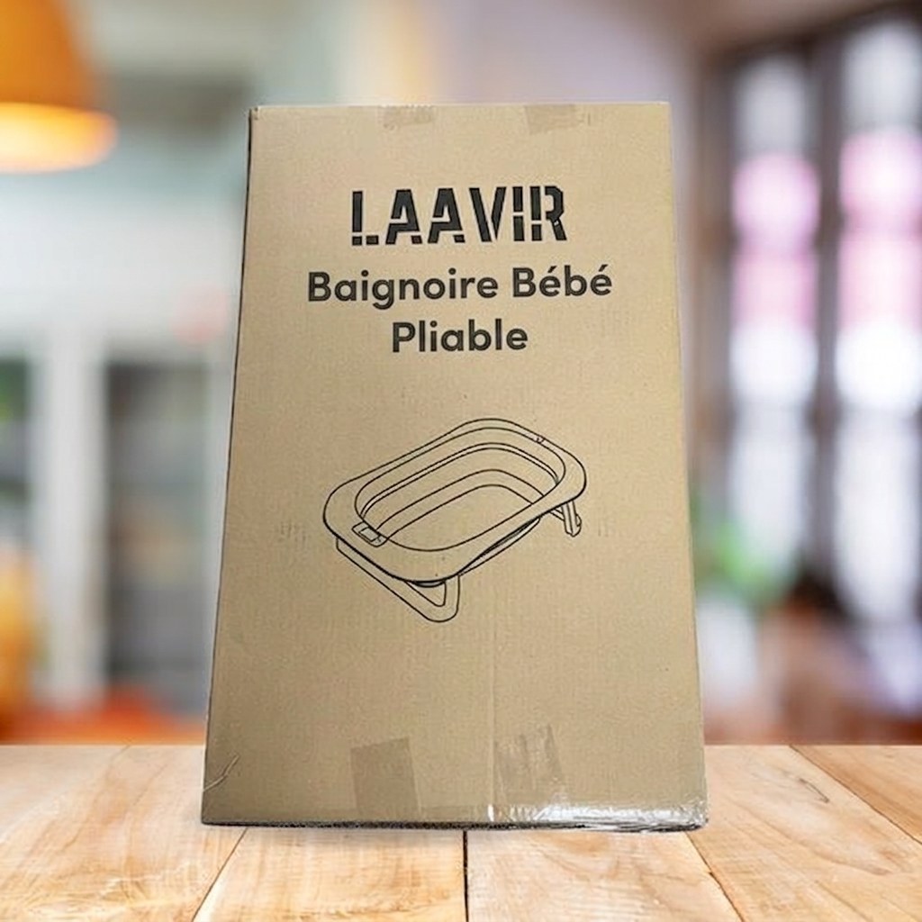 Babybad opvouwbaar met digitale thermometer & badkussen (FR 2)